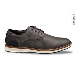 Mix No. 6 Bache Charcoal / Black Men’s Oxford Dress Shoes 12